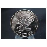 1986 Vintage Uncirculated 1oz .999 Silver Coin