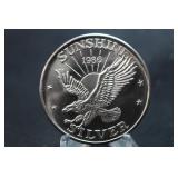 1986 Vintage Uncirculated 1oz .999 Silver Coin
