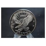 1986 Vintage Uncirculated 1oz .999 Silver Coin