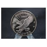 1986 Vintage Uncirculated 1oz .999 Silver Coin