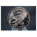 1986 Vintage Uncirculated 1oz .999 Silver Coin