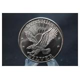1986 Vintage Uncirculated 1oz .999 Silver Coin