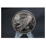 1986 Vintage Uncirculated 1oz .999 Silver Coin