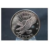 1986 Vintage Uncirculated 1oz .999 Silver Coin