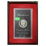 1974-S Toned Eisenhower Silver Dollar Certified