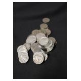 Lot of 50 No-Date Buffalo Nickels