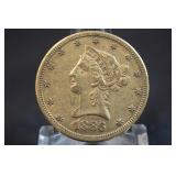 1886-S $10 Gold Liberty Head Coin