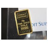 Valcambi 2 Gram .9999 Pure Gold Bar