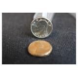 Lot of 2 Small Fractional Souvenir Coins.