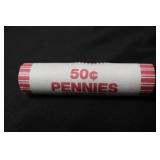 Roll of New Lincoln Cents