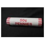 Roll of New Lincoln Cents
