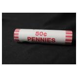 Roll of New Lincoln Cents