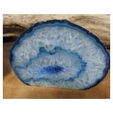 Beautiful Blue Polished Geode 4" Across