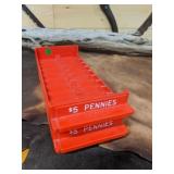 Two Penny Coin Holders