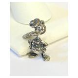 Sterling Silver Disney Donald Duck Charm   H