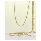 .925 Silver/GF Chain 16"    H