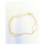 .925 Silver/GF 16" Chain   2