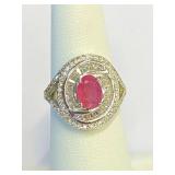 Beautiful .925 Silver Ring  Size 6    A