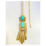 Beautiful Fashion Necklace With Turquoise Sets 27"