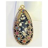 Unique Vintage Pendant 2.5-3" Long