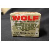1 Box of 20 7.62x39mm Ammo New