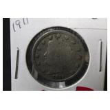1911 V Nickel Liberty Head
