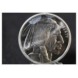 1 Ounce round Indian head buffalo
