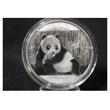 Panda .999 Silver 1 oz coin