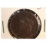 1838 Large Cent Full Liberty
