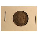 1868 Liberty 3 Cent Piece