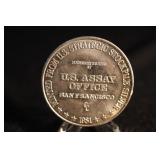 1981 U.S. Assay Office .999 1oz Silver Coin