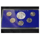 1999 Silver Eagle .999 with State Quarters