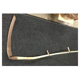 Vintage  Seymour Scythe wooden with two handles
