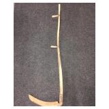 Vintage scythe, with 18" blade
