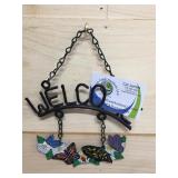 Butterfly  Welcome sign