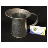 Galvanized picture with handle