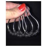 Curtain rings, beaded, 24