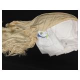Piano scarf, queen size bed skirt