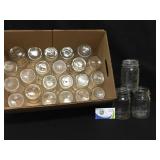 Large lot of canning jars, 25 pint, Ball
