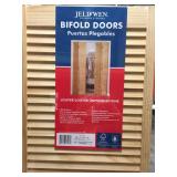 One Bi Fold Door, New with Hardware