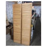 Pair of Bi Fold Doors WOOD