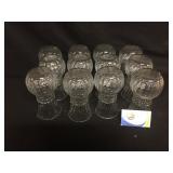 12 glass vase is all matching