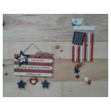 Americana decor lot of 3