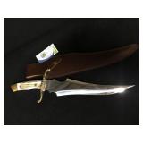 Whitetail gallery Bowie knife & Sheath