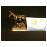 Pack mule sculpture