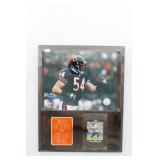 Brian Urlacher Chicago Bears Plaque