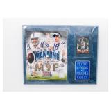 Peyton Manning MVP Super Bowl XLI Plaque