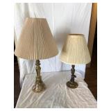 2 lamps with shades 2 lamps with shades