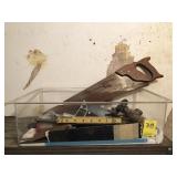 Clear tray with miscellaneous assorted tools, Clear tray with miscellaneous assorted tools,