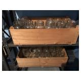 Two boxes of canning jars Two boxes of canning jars
